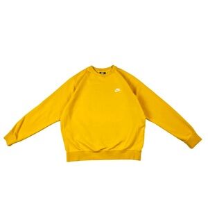 yellow nike sweatshirt